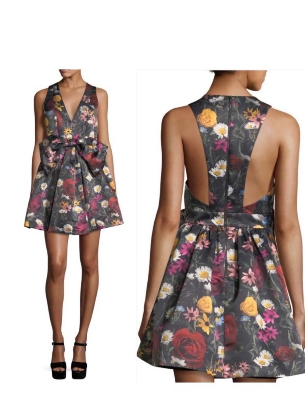 Alice + Olivia
Daralee floral fit-and-flare party dress